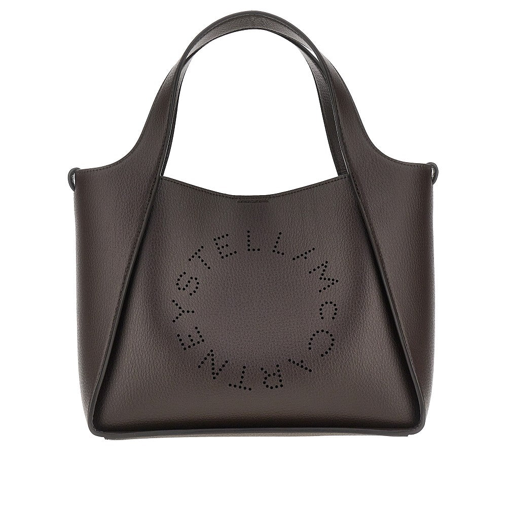 STELLA MCCARTNEY Grained vegan leather 'Stella Logo' bag