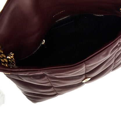 SAINT LAURENT Leather small 'Loulou Puffer' bag