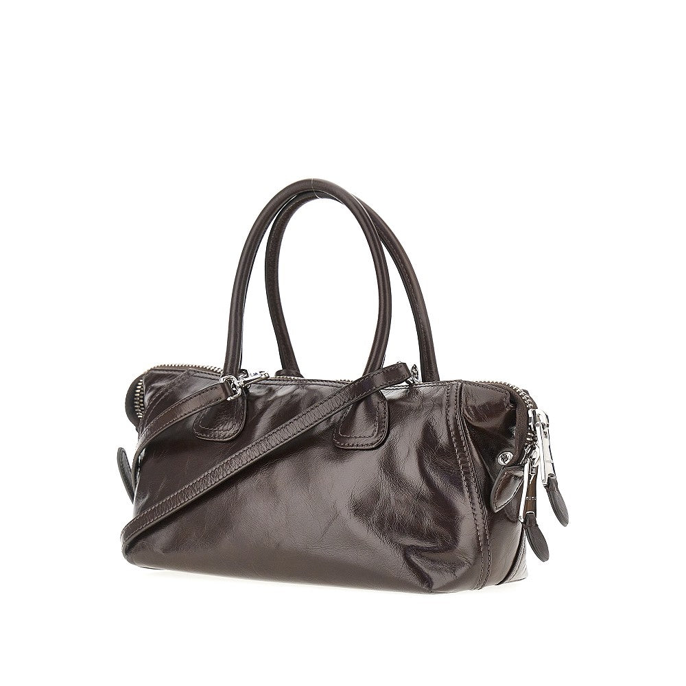 MIU MIU Embossed logo leather bag