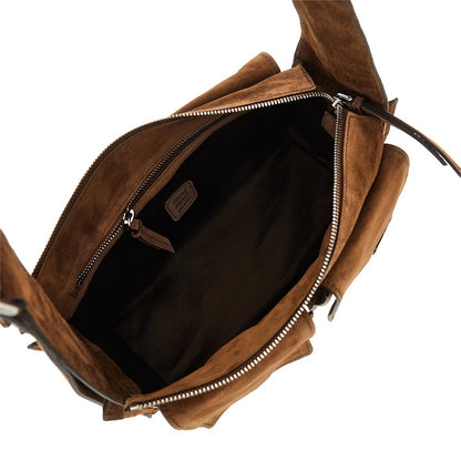 MIU MIU Suede leather Utilitaire bag