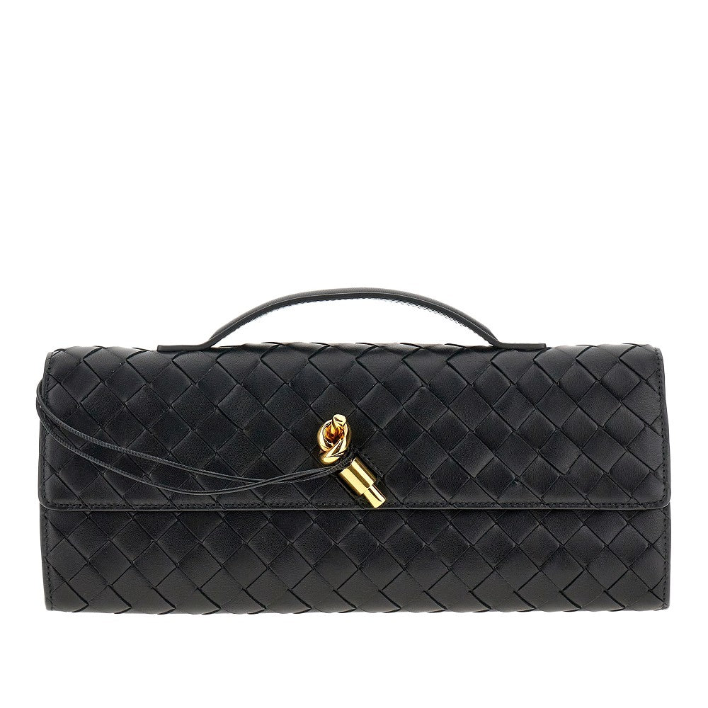 BOTTEGA VENETA Andiamo' nappa leather clutch