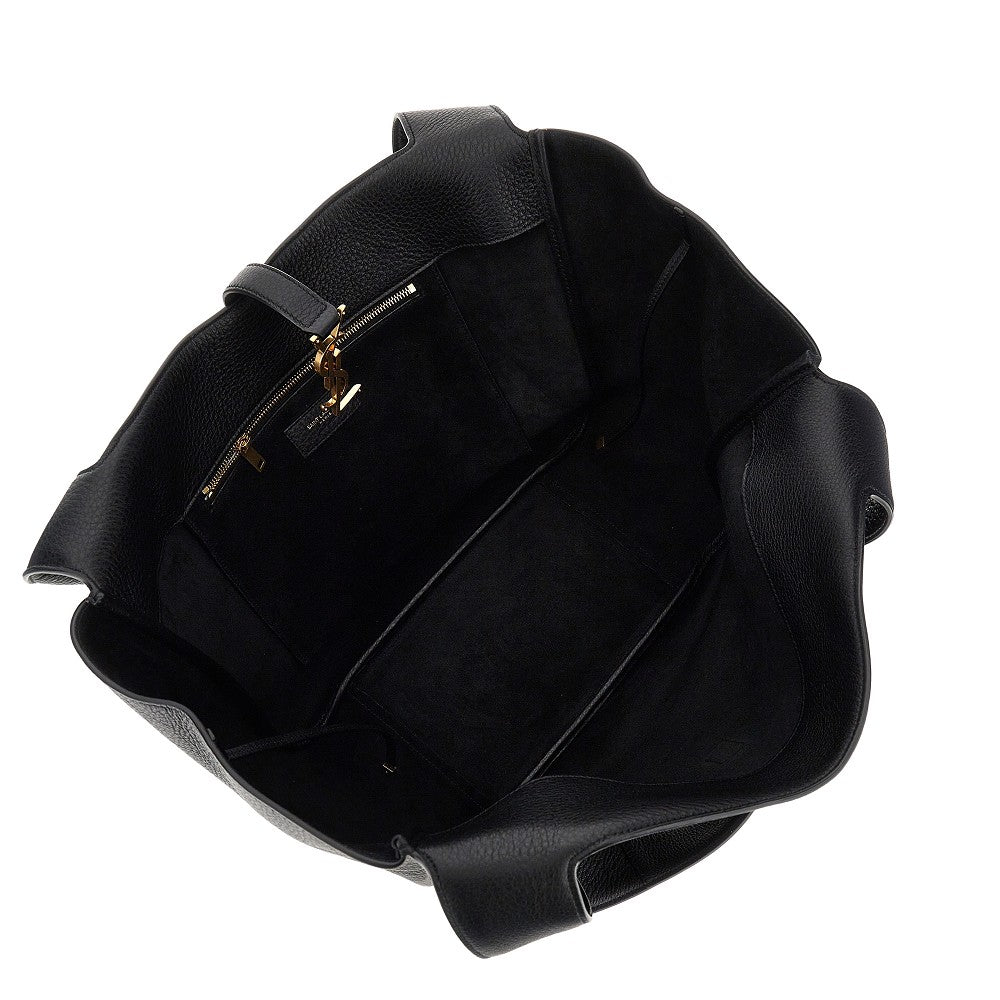SAINT LAURENT Le 5 à 7 Bea' grained leather shopping bag