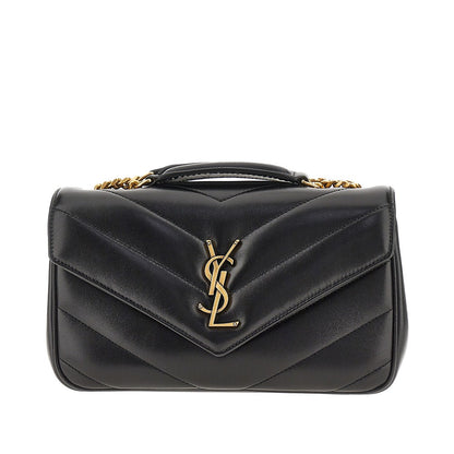 SAINT LAURENT Quilted nappa leather small 'Loulou' bag