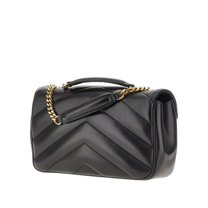 SAINT LAURENT Quilted nappa leather small 'Loulou' bag