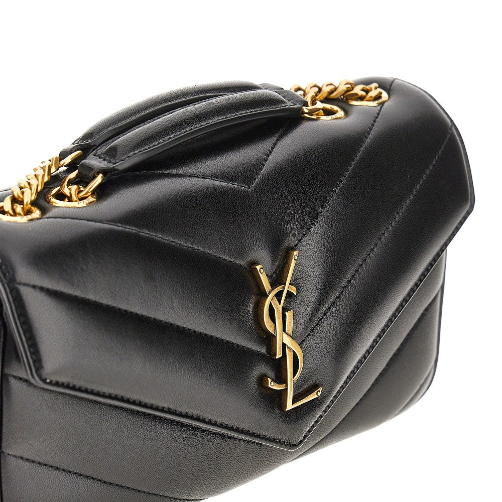 SAINT LAURENT Quilted nappa leather small 'Loulou' bag