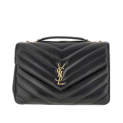 SAINT LAURENT Quilted nappa leather large 'Loulou' bag