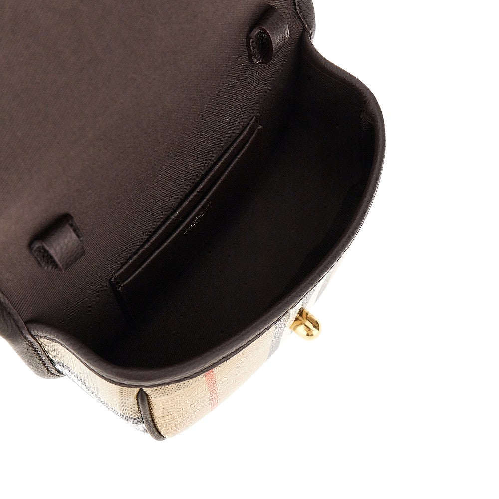 Burberry Coated canvas mini 'Highlands' bag