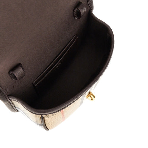 Burberry Coated canvas mini 'Highlands' bag