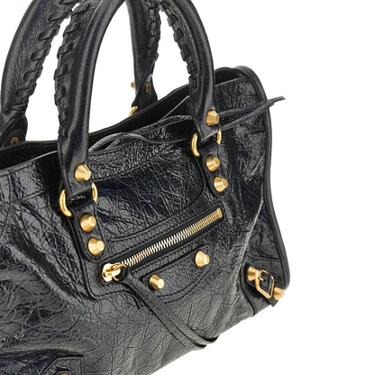 BALENCIAGA Arena leather small 'Le City' bag