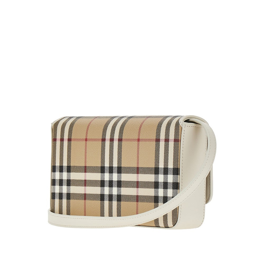 BURBERRY Check coated canvas 'Hampshire' bag