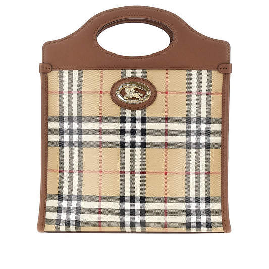 Burberry Coated Check canvas mini 'Pocket' bag