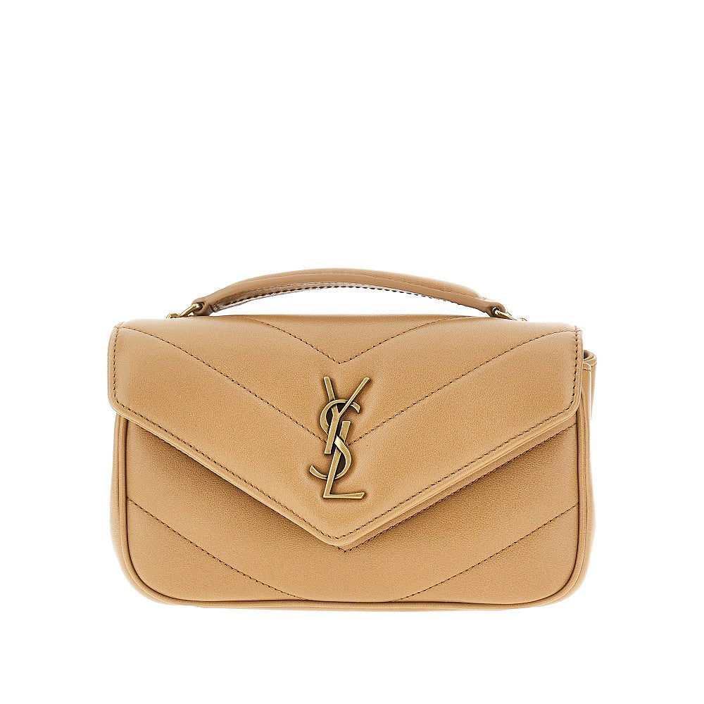 SAINT LAURENT Quilted nappa leather mini 'Loulou' bag