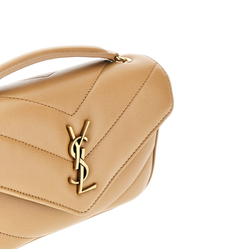 SAINT LAURENT Quilted nappa leather mini 'Loulou' bag
