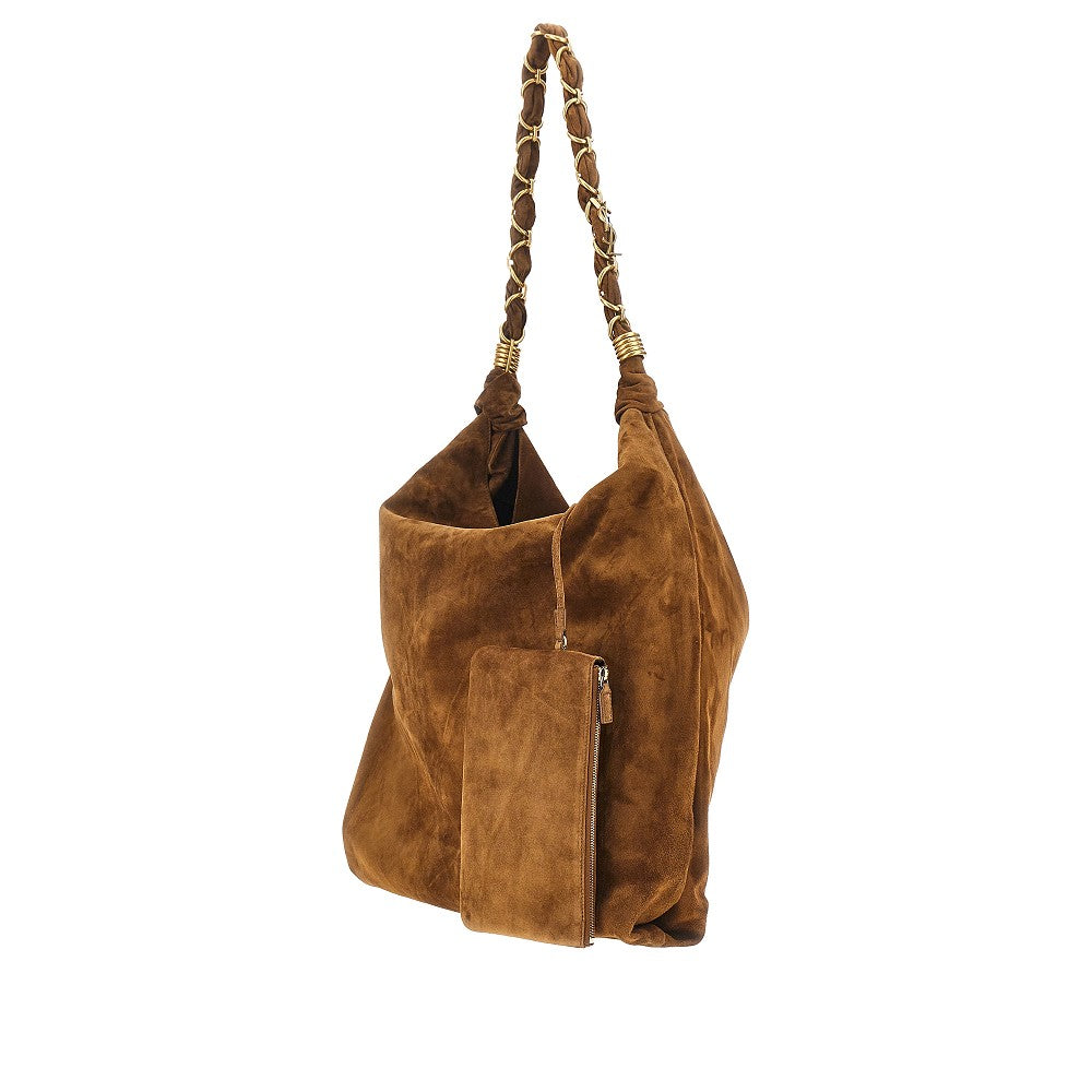 SAINT LAURENT Amalia' suede leather bag