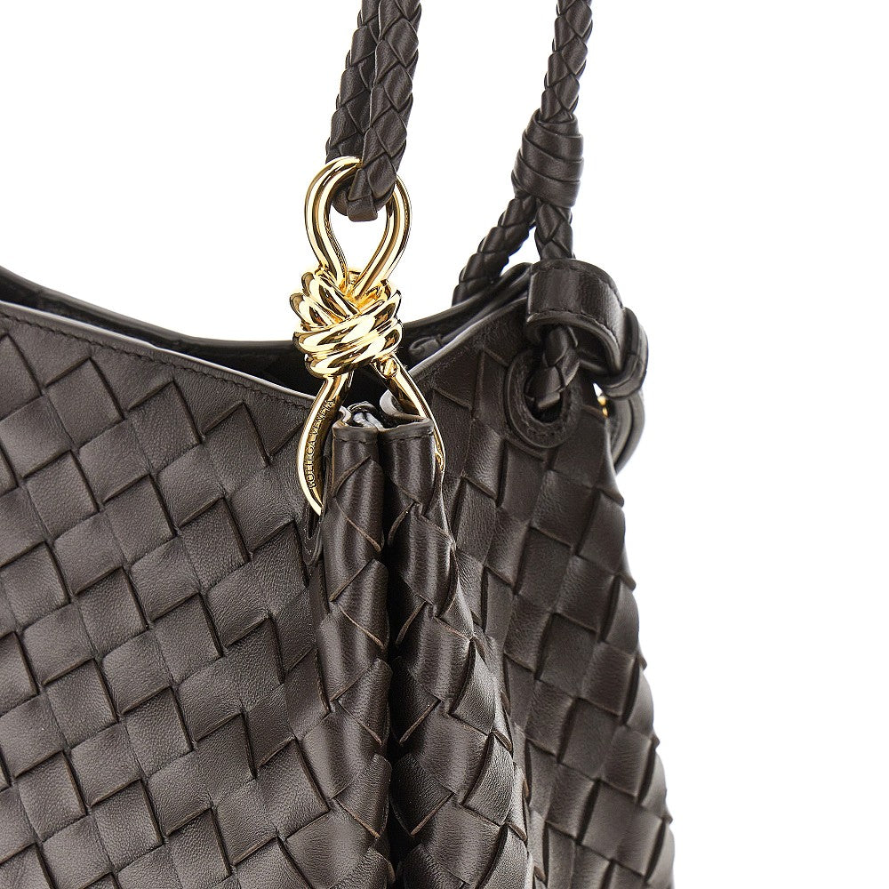 Bottega Veneta Intrecciato leather medium 'Parachute' bag