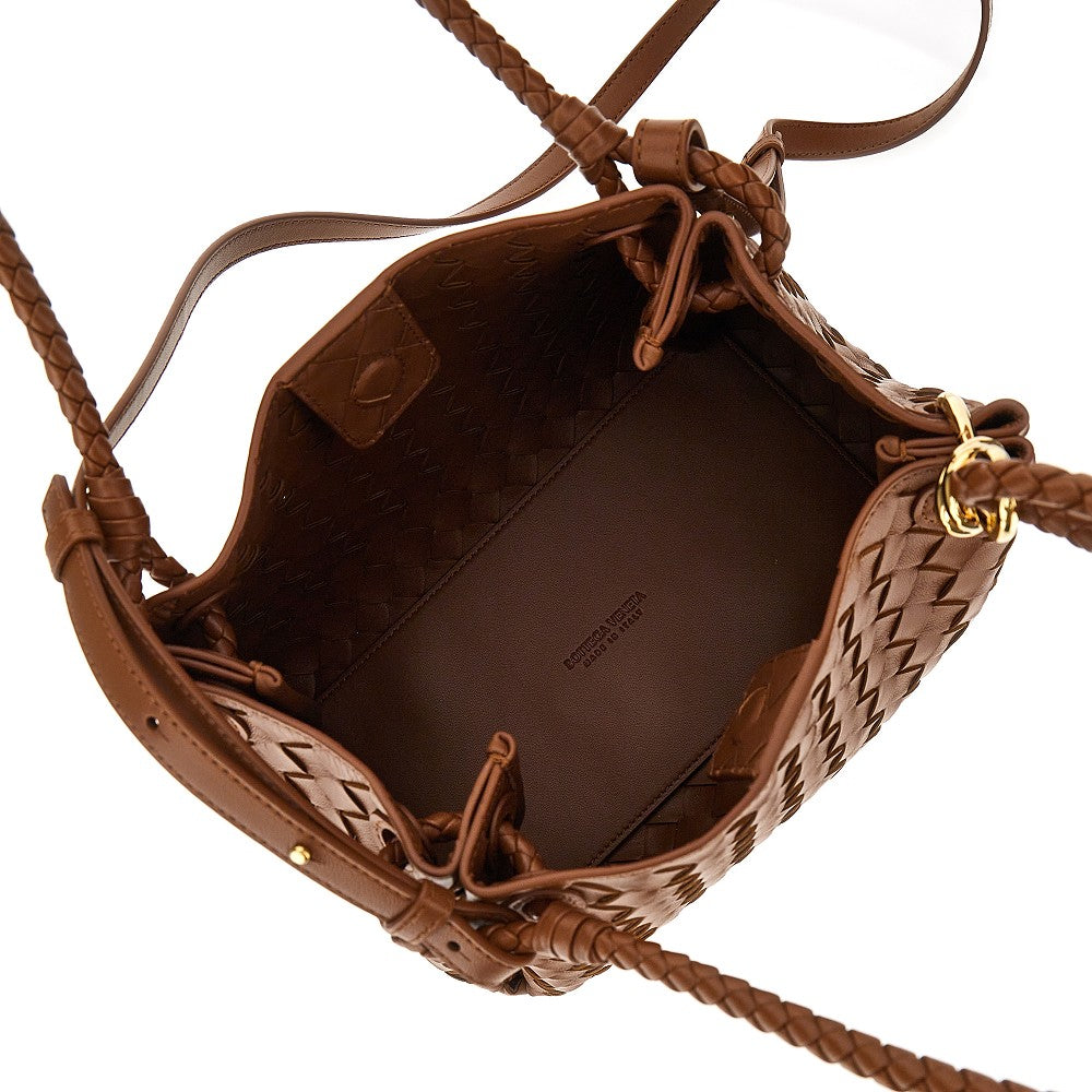 BOTTEGA VENETA Intrecciato leather medium 'Parachute' bag