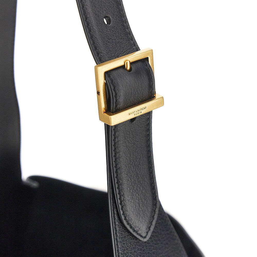 Saint Laurent Small 'Le 5 à 7' grained leather bag