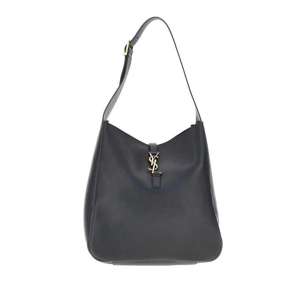 SAINT LAURENT Large 'Le 5 à 7' grained leather bag