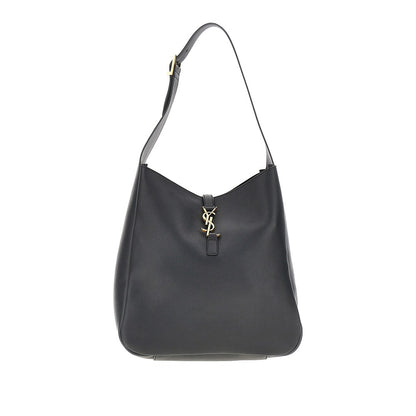 SAINT LAURENT Large 'Le 5 à 7' grained leather bag