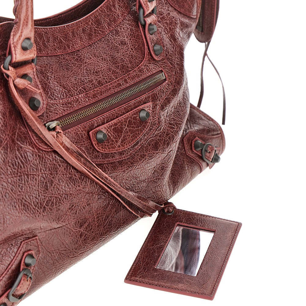 BALENCIAGA Arena leather medium 'Le City' bag