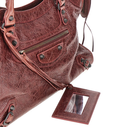 BALENCIAGA Arena leather medium 'Le City' bag