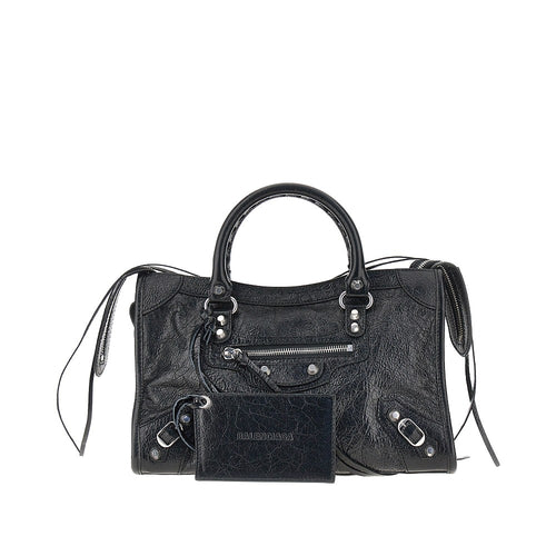 BALENCIAGA Arena leather small 'Le City' bag