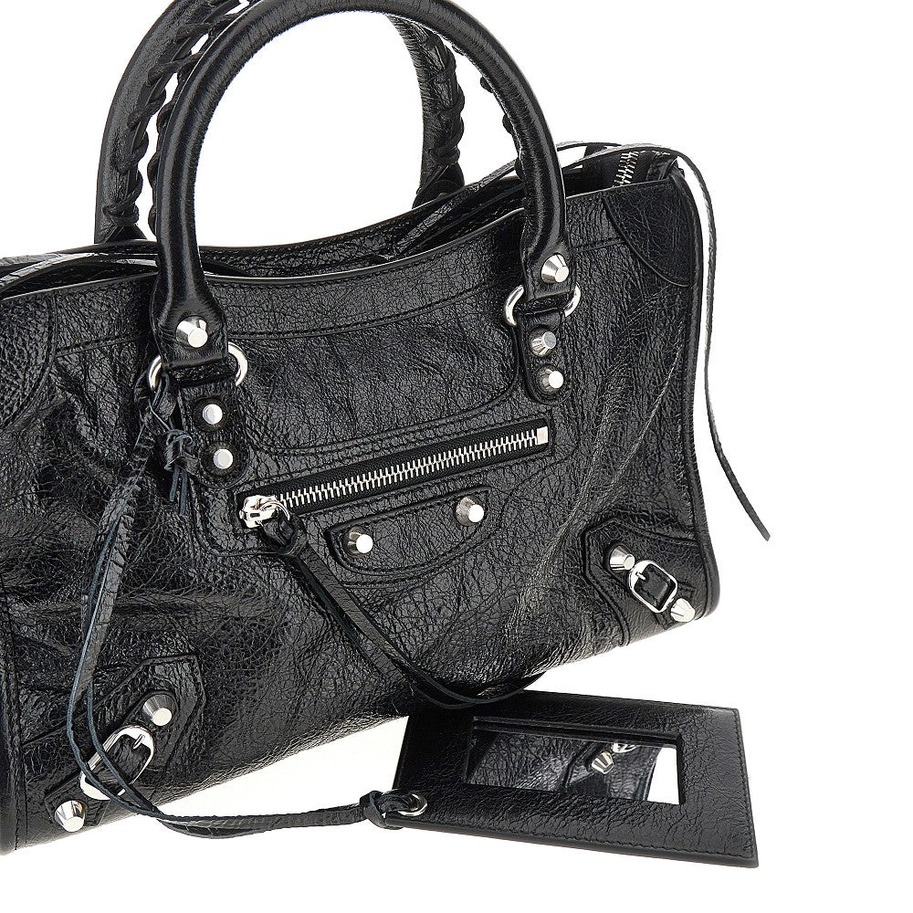 BALENCIAGA Arena leather small 'Le City' bag