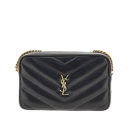 Saint Laurent 'Loulou' matelassé nappa leather camera bag