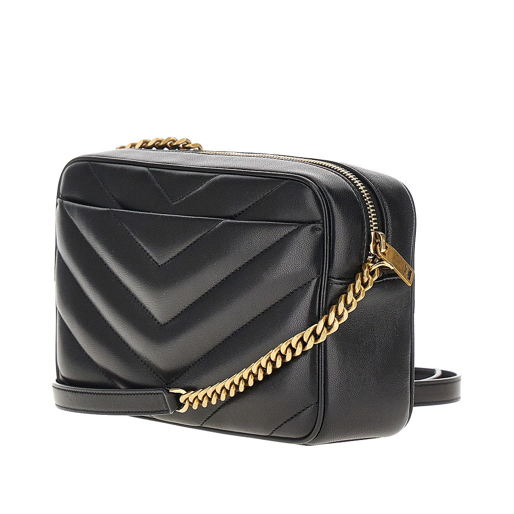 Saint Laurent 'Loulou' matelassé nappa leather camera bag