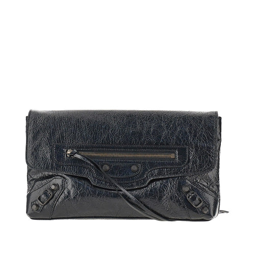 BALENCIAGA Arena leather 'Le City' clutch