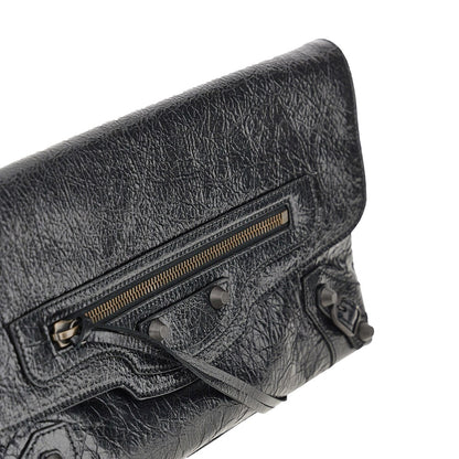 BALENCIAGA Arena leather 'Le City' clutch