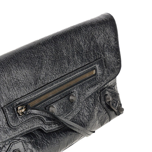 BALENCIAGA Arena leather 'Le City' clutch