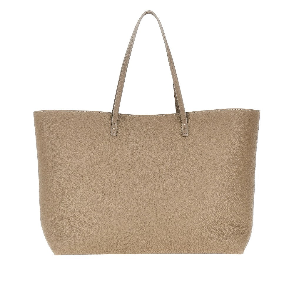 FENDI Medium 'Roll' grained leather Shopping Bag