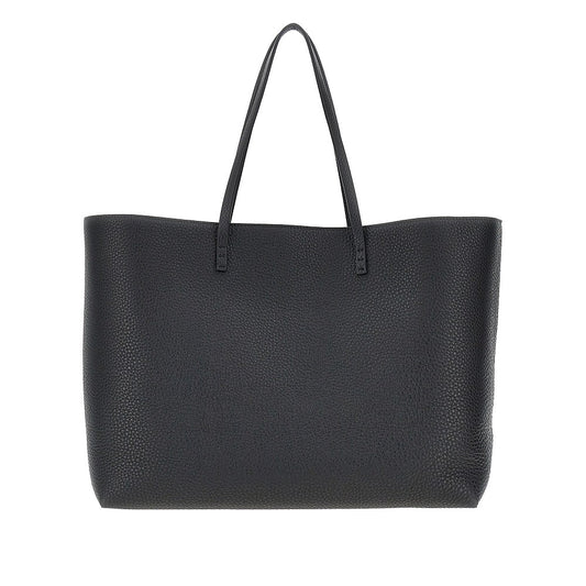 FENDI Medium 'Roll' grained leather Shopping Bag