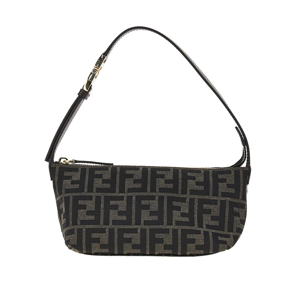 FENDI FF jacquard fabric small 'Vanity' bag