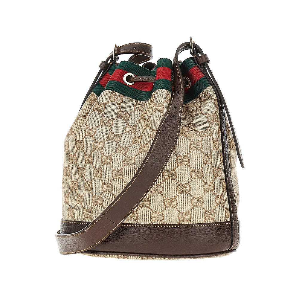 GUCCI Coated GG fabric mini bucket bag