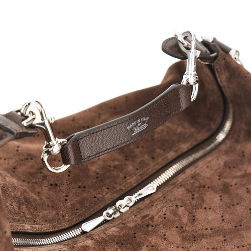 Gucci Openworked suede medium 'Brera' bag