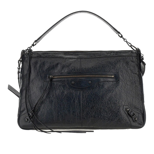 Balenciaga Arena leather large 'Le City Moto' bag