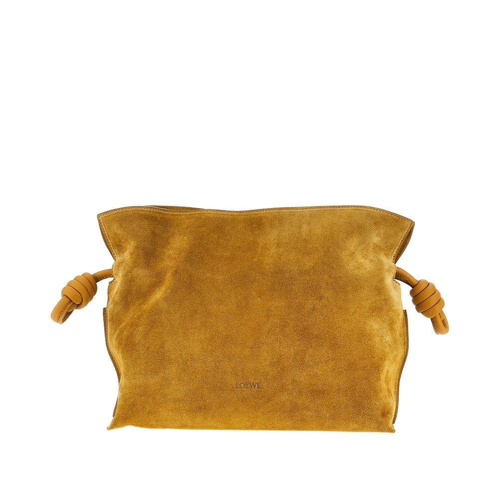 Loewe Suede leather medium 'Flamenco' clutch