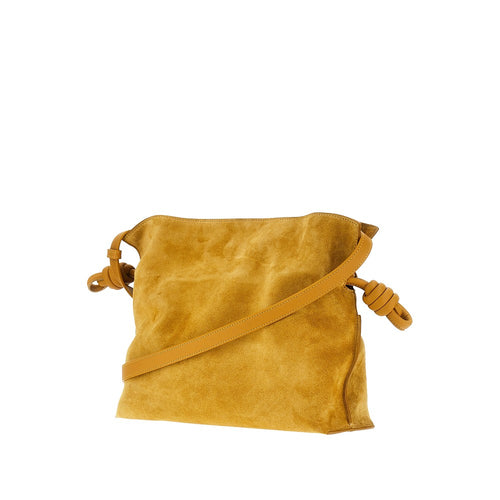 Loewe Suede leather medium 'Flamenco' clutch