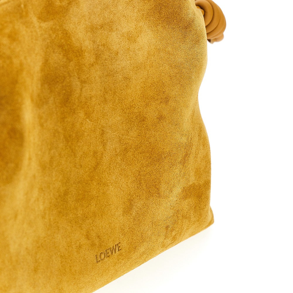 Loewe Suede leather medium 'Flamenco' clutch