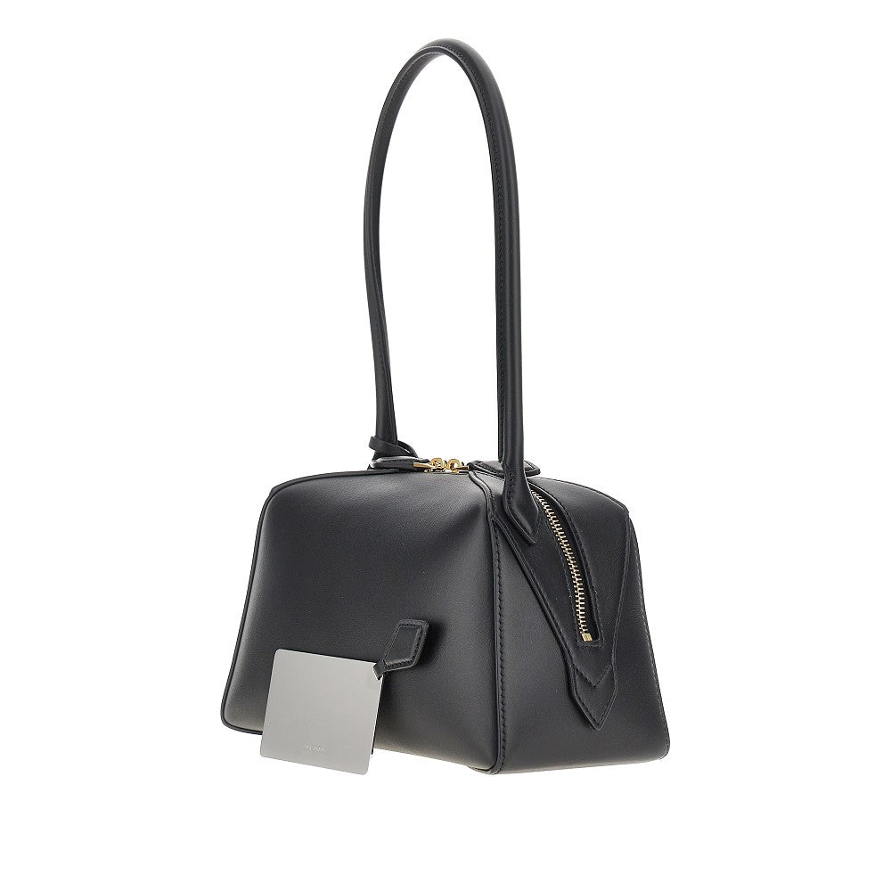 ALAIA Leather small 'Le Bouledogue' bag