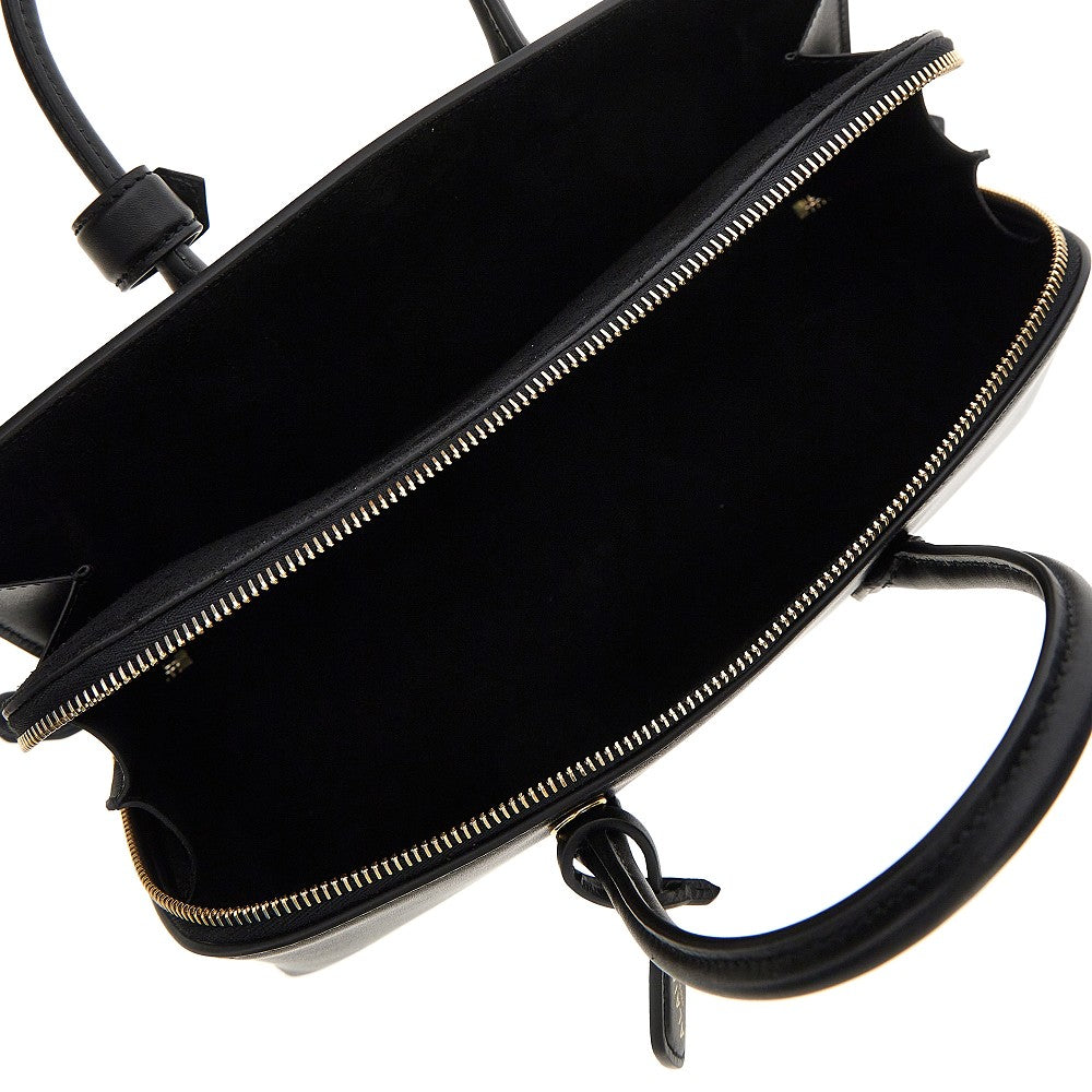 ALAIA Box leather small 'Delta' bag