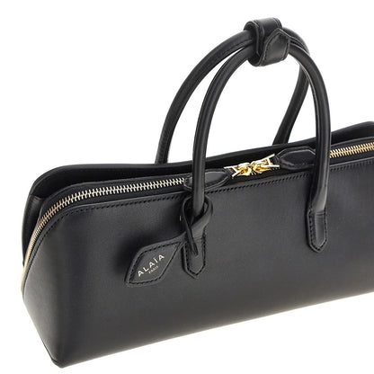 ALAIA Box leather small 'Delta' bag