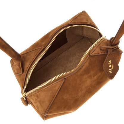 ALAIA Nubuck leather small 'Le Bouledogue' bag