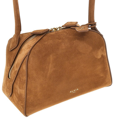 ALAIA Nubuck leather small 'Le Bouledogue' bag