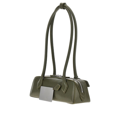 ALAIA Grained leather small 'Le Teckel' bag