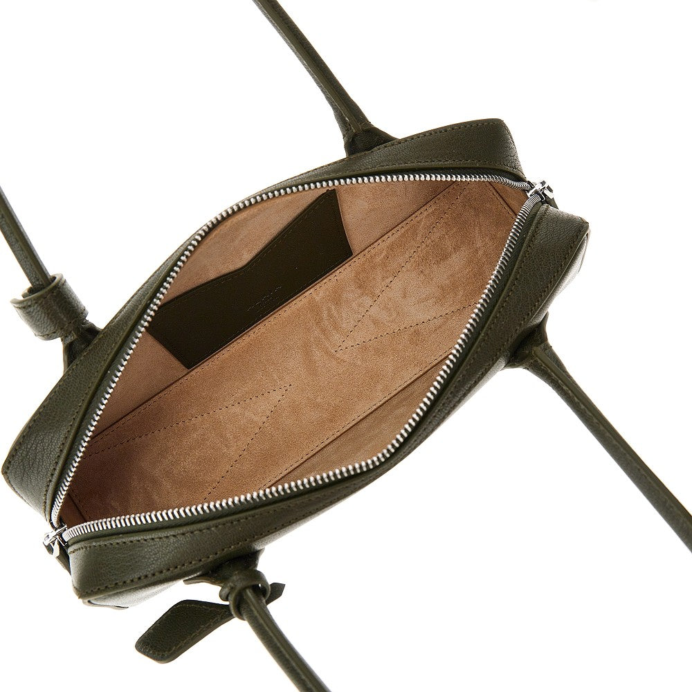 ALAIA Grained leather small 'Le Teckel' bag