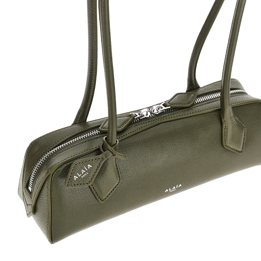 ALAIA Grained leather small 'Le Teckel' bag