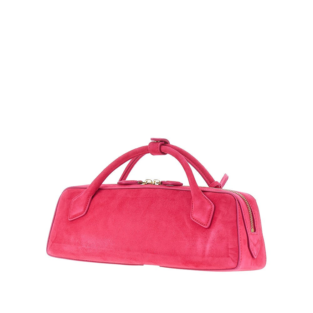 ALAIA Suede leather 'Le Teckel' clutch